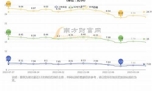 湖北今日油价95汽油多少钱一升_湖北今日油价92和95号汽油价格